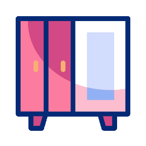 Wardrobe Designs in Wood & uPVC by Genz Interiors in Coimbatore